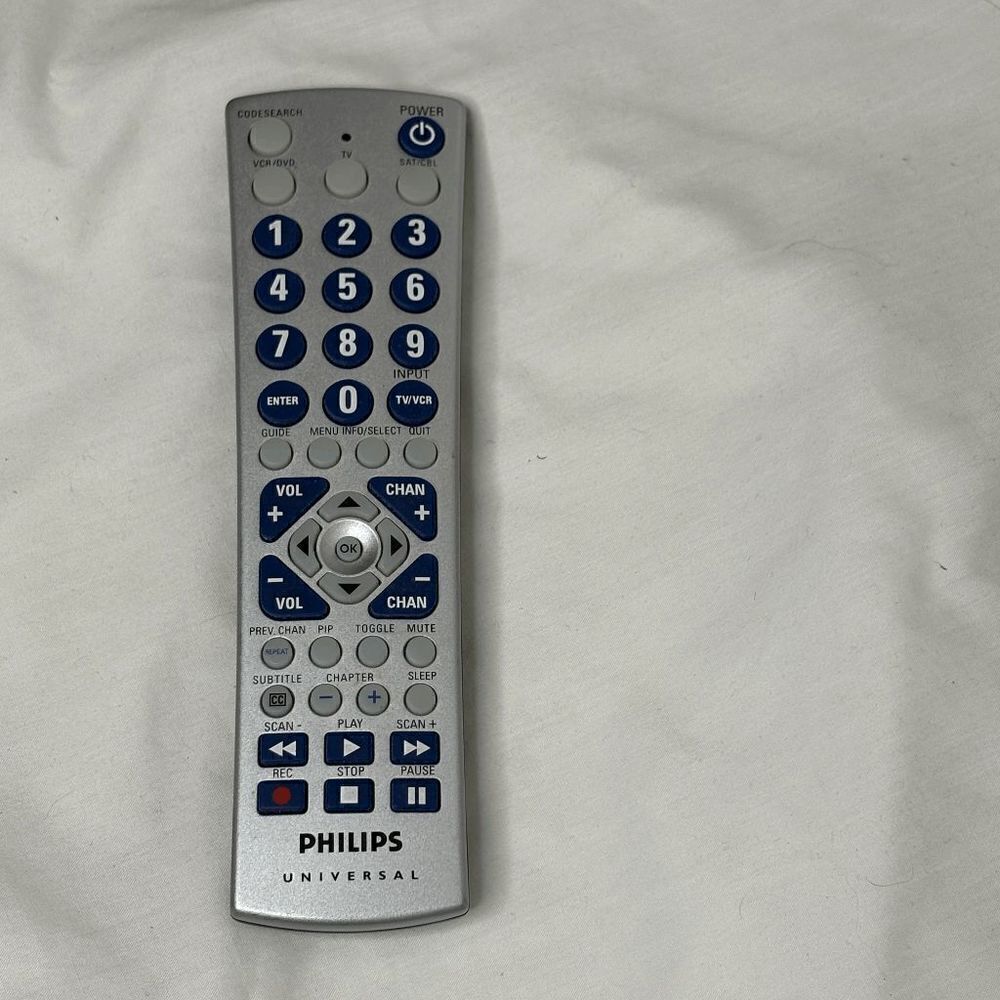 PHILIPS CL019 3-Device Universal Remote Control Tested & Working